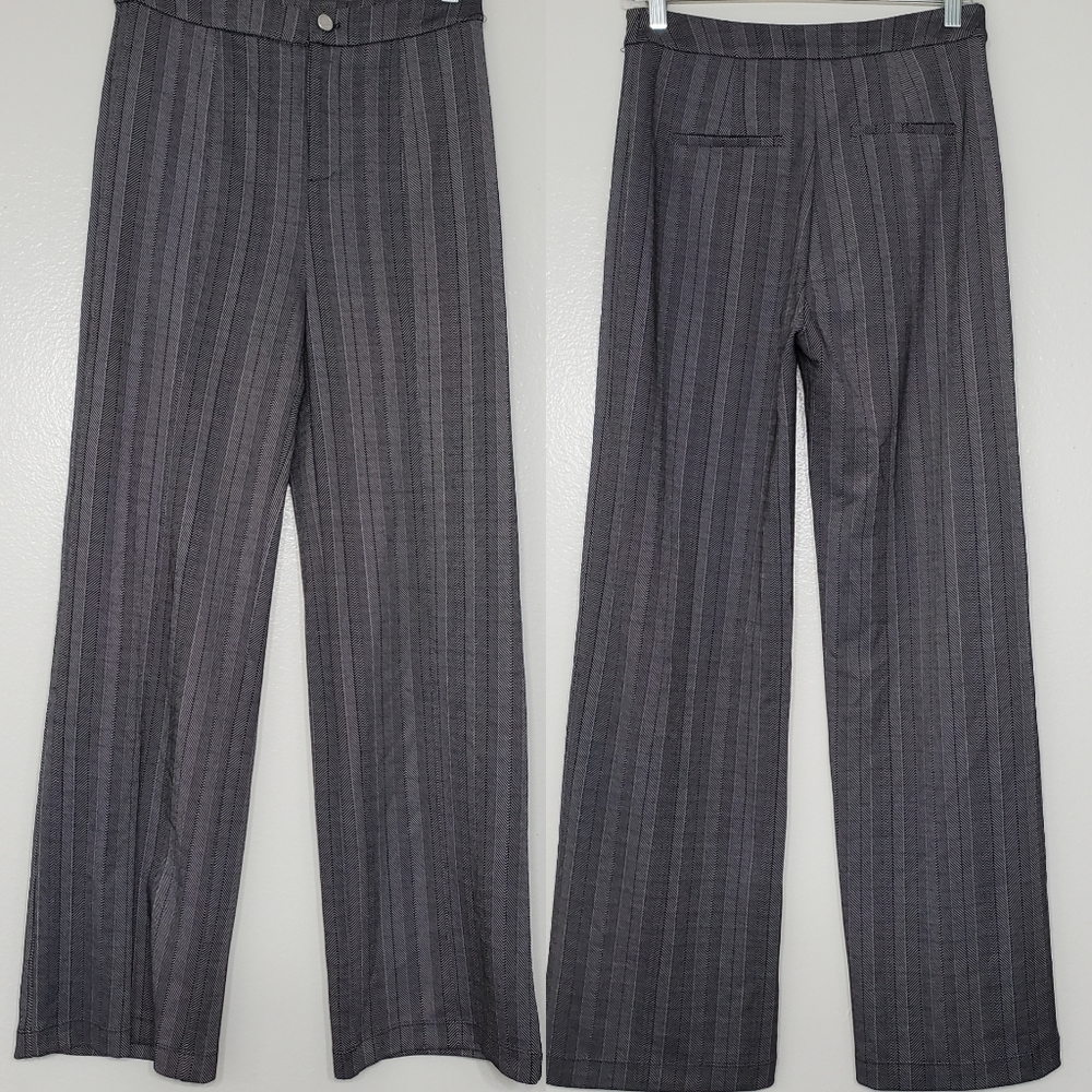 Lysse Stripe Pattern Baggy Trouser Pants - image 1